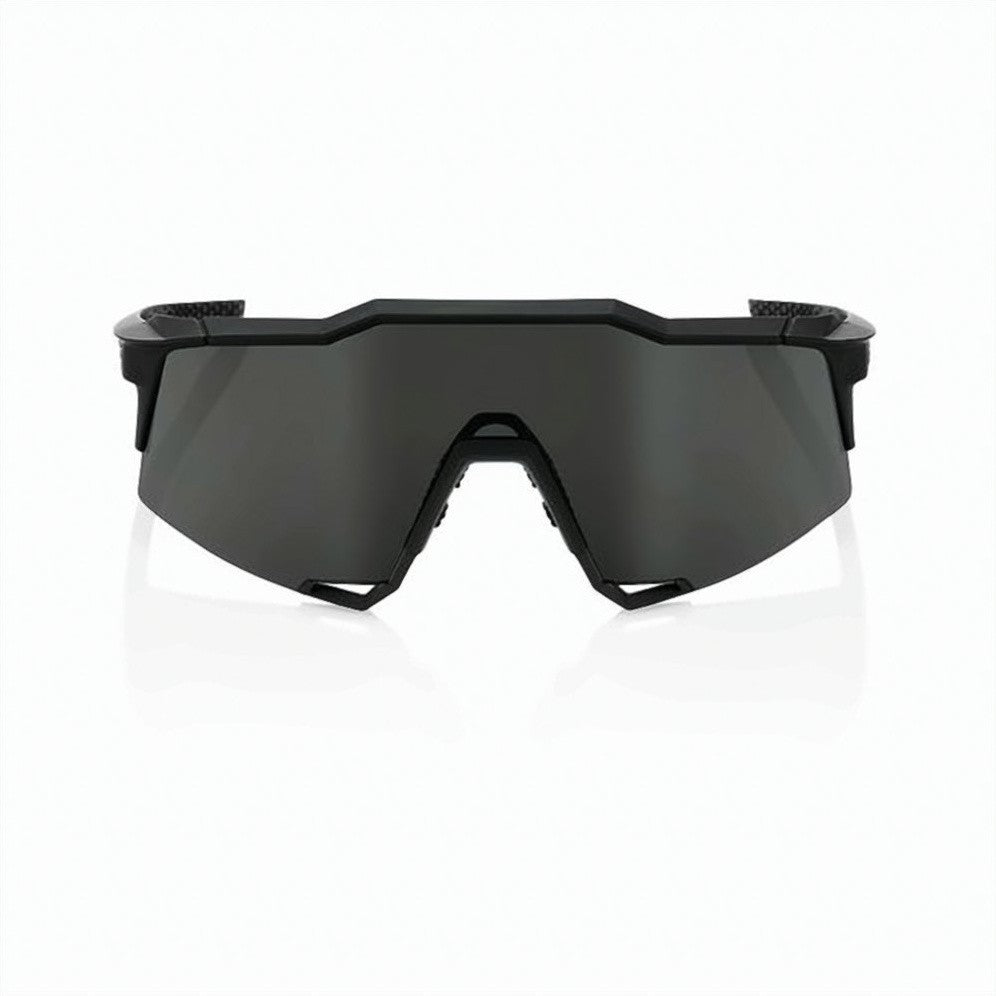 100Percent Angular Black Sunglasses With Lightweight Matte Frame