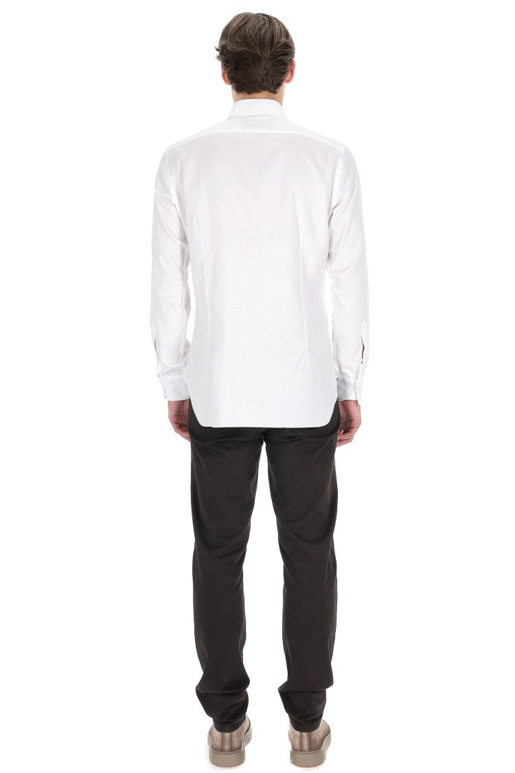 Barba Culto Line Oxford Button-Down Tailored Shirt
