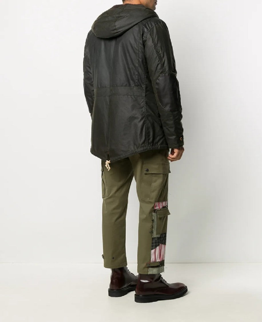 Barbour Durable Black Waxed Cotton Game Parka