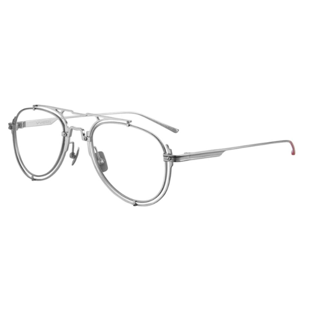 Vysen Zavit Zv-3 Titanium Aviator-Inspired Eyeglasses With Double Bridge Design