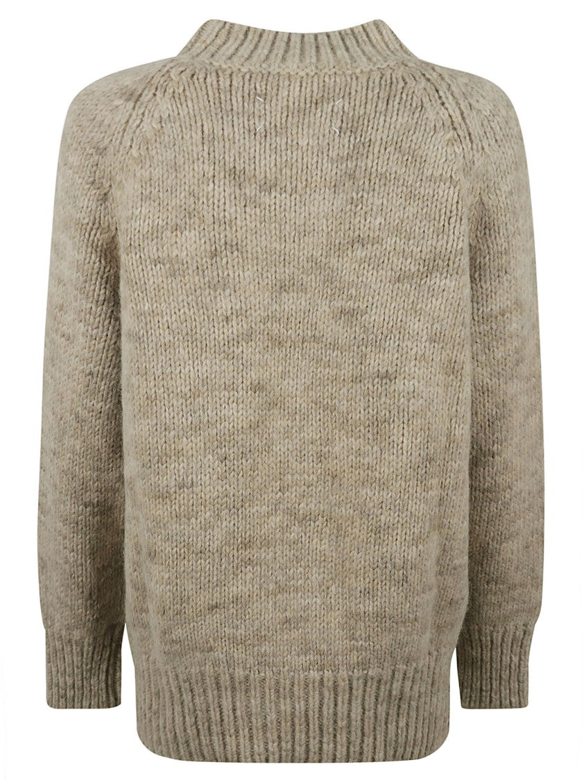 Maison Margiela Relaxed Fit Sweater With High Neck