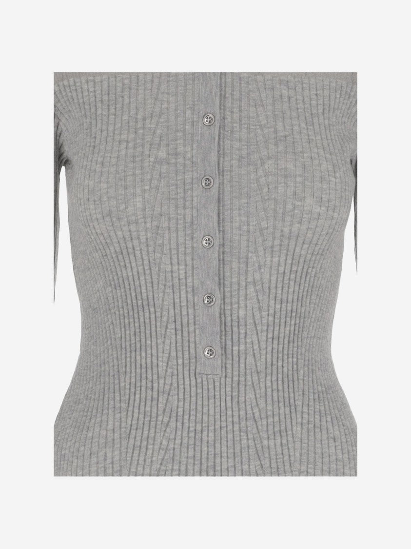 Pinko Wool Blend Polo Shirt