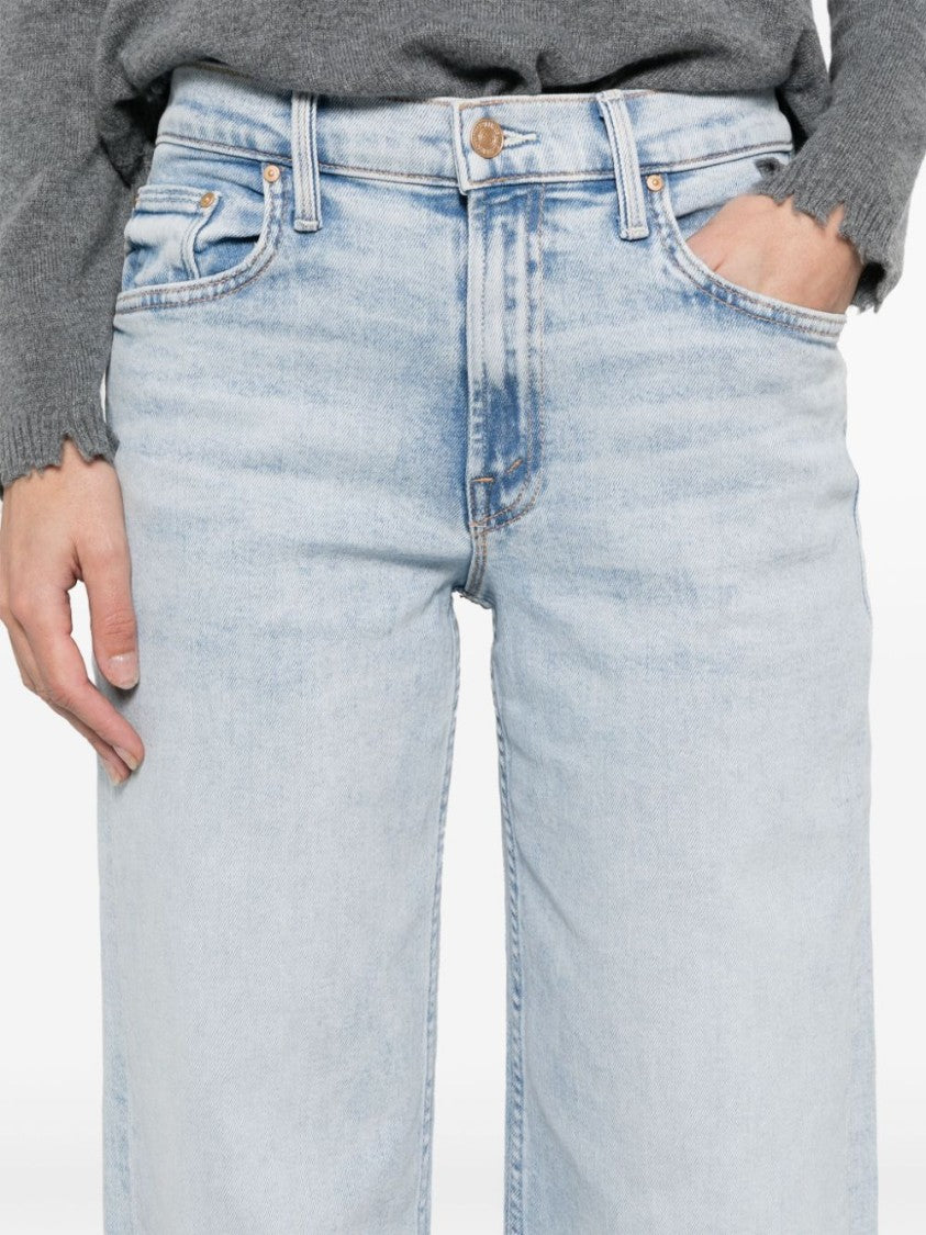 Mother The Spinner Zip Sneak Jeans