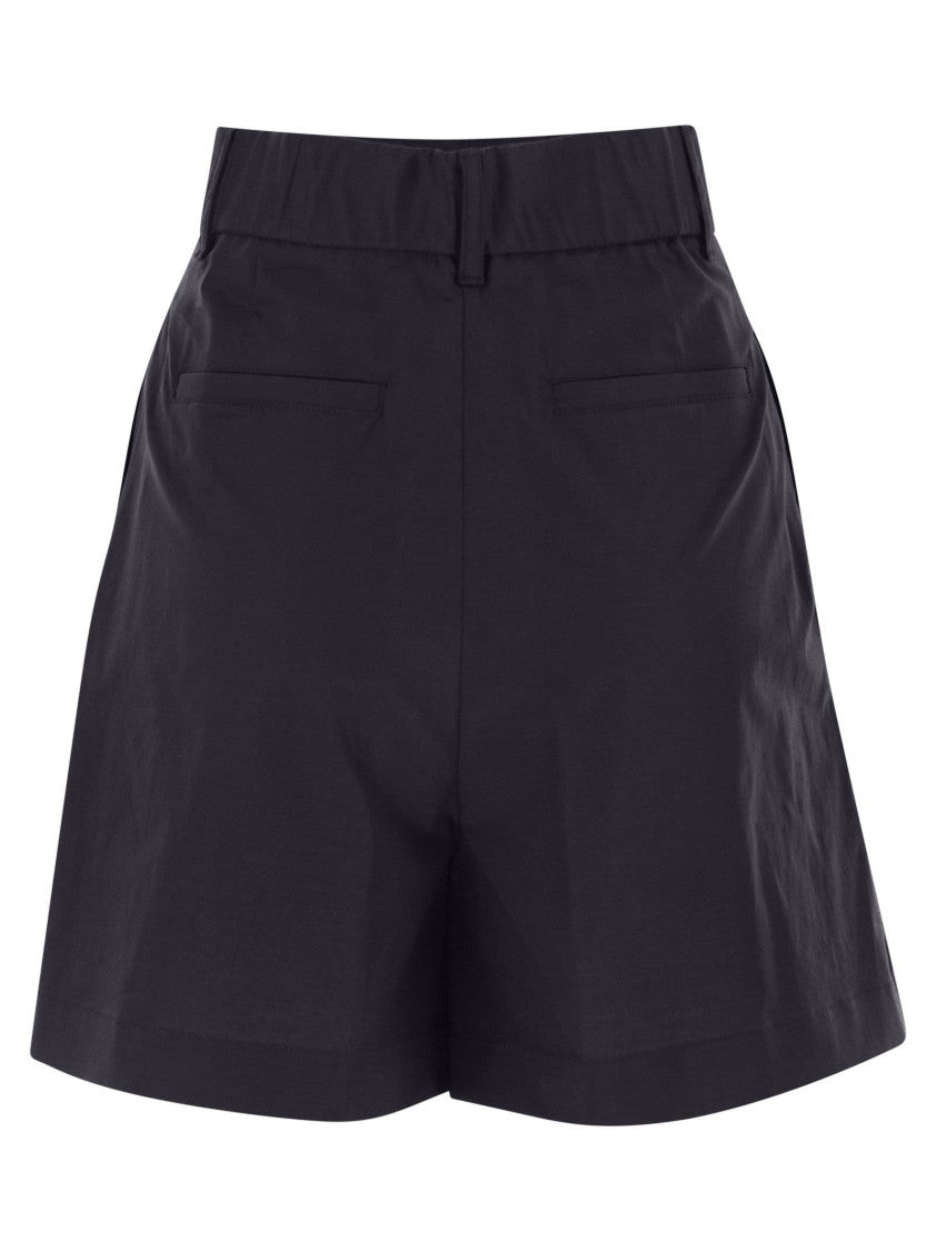 Herno Stretch Cotton Bermuda Shorts