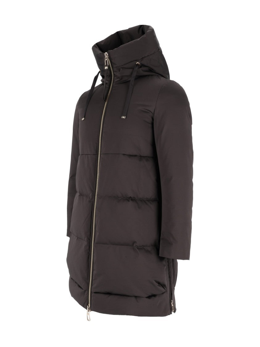 Duno Padded Jacket With High Collar And Quilted Design