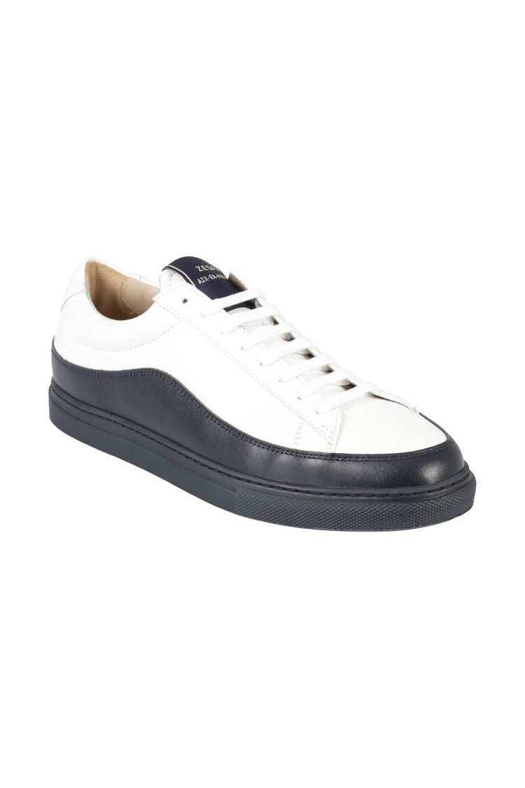 Zespa` Nappa Leather Low-Top Sneakers