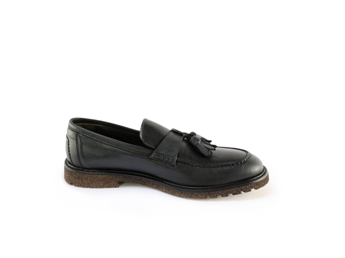 Ton Gout Mocassino Mateo Sheepskin Loafers With Decorative Tassels