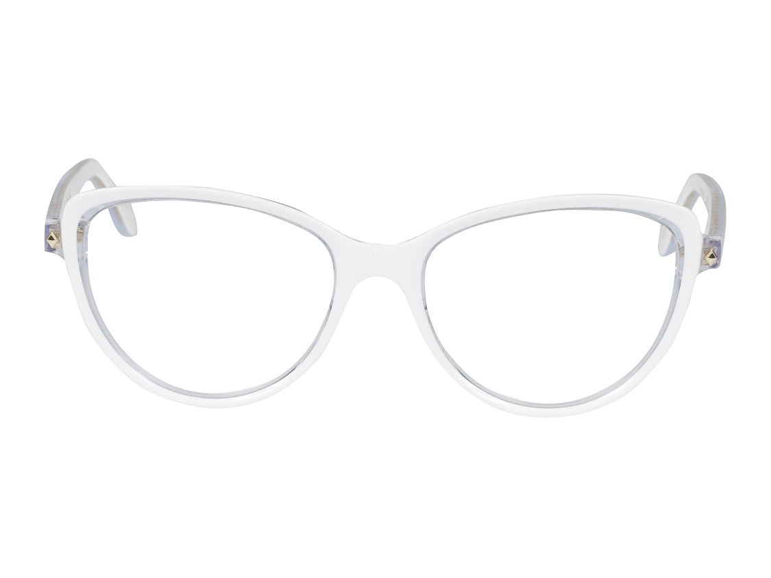 Kador Gold Melany Glamour-V Translucent Cat-Eye Eyeglasses