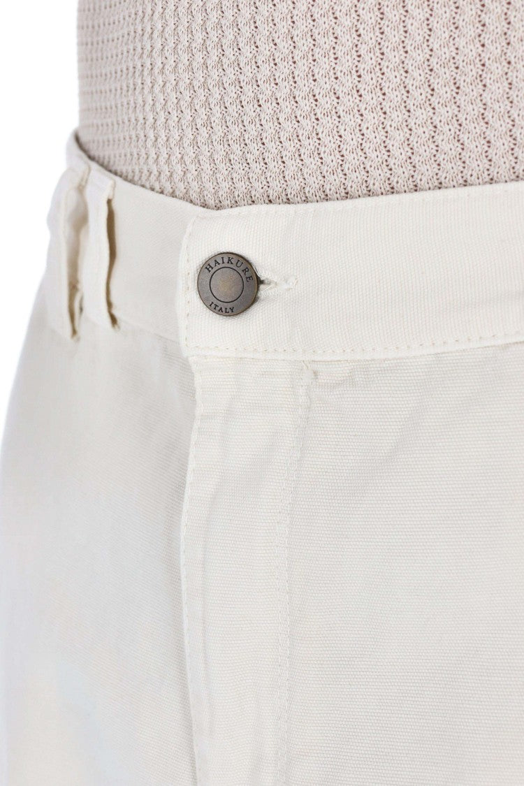 Haikure Warren Model Cotton Canvas Trousers