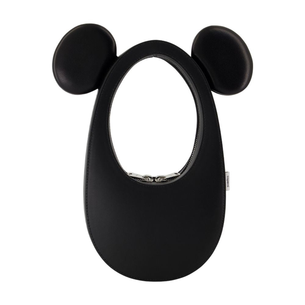 Coperni Mickey Mini Swipe Purse - Leather - Black
