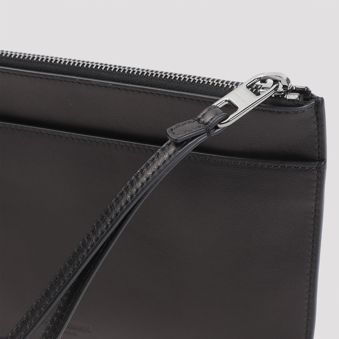 Giorgio Armani Lamb Leather Accessory With Ample Storage And Refined Detailing