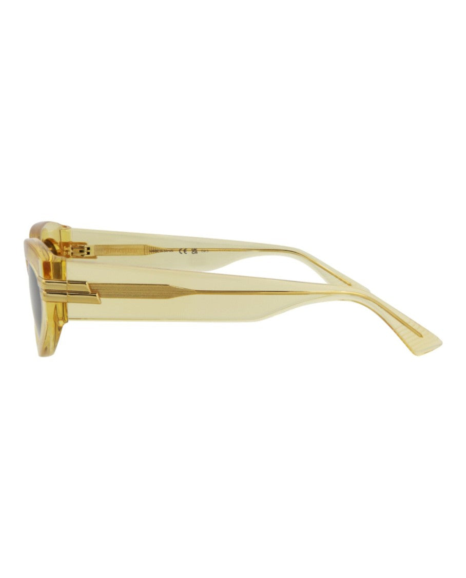 Bottega Veneta Cat Eye-Frame Acetate Sunglasses With Elongated Shape