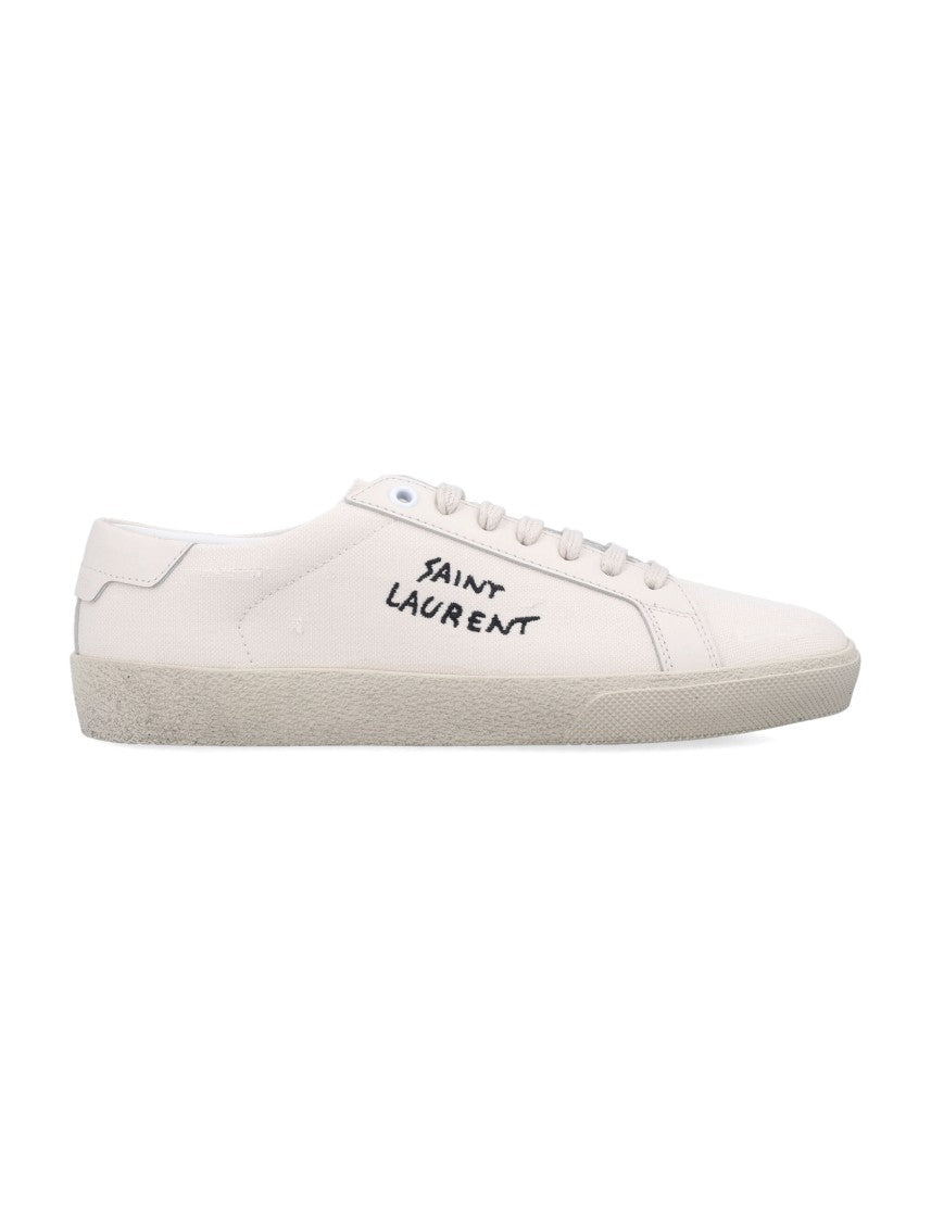 Saint Laurent Saint Laurent Court Classic Sl/06 Woman's Sneakers In Canvas