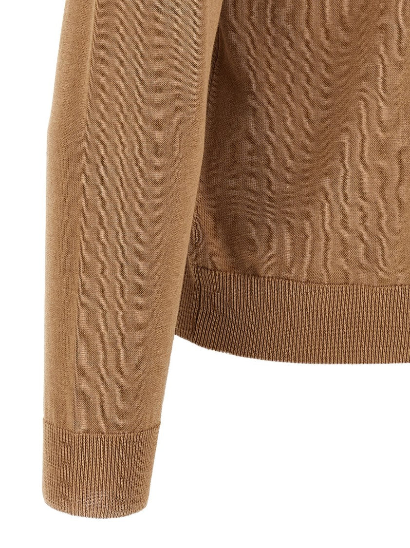 Zanone Cotton Sweater With Classic Crew Neck