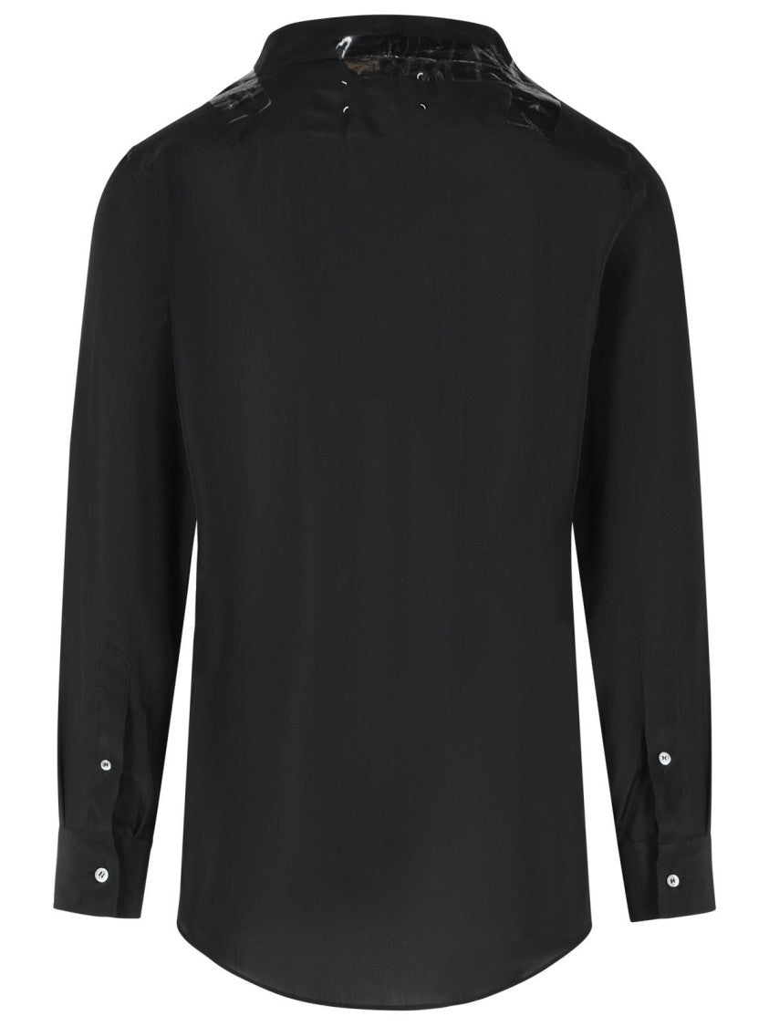 Maison Margiela Black Silk Shirt