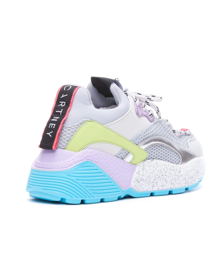 Stella Mccartney Dynamic Multi-Texture Sneakers With Sole