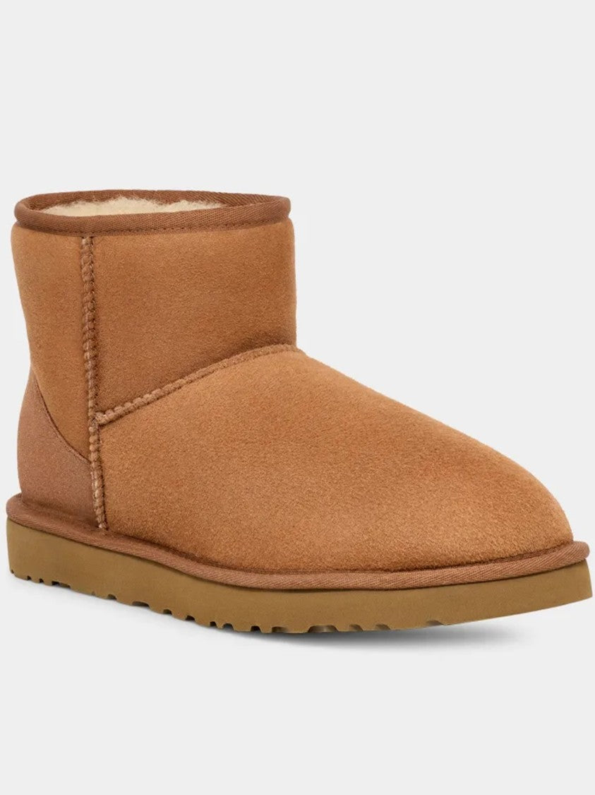 Ugg Ankle-Height Soft Suede Boot With Textured Sole