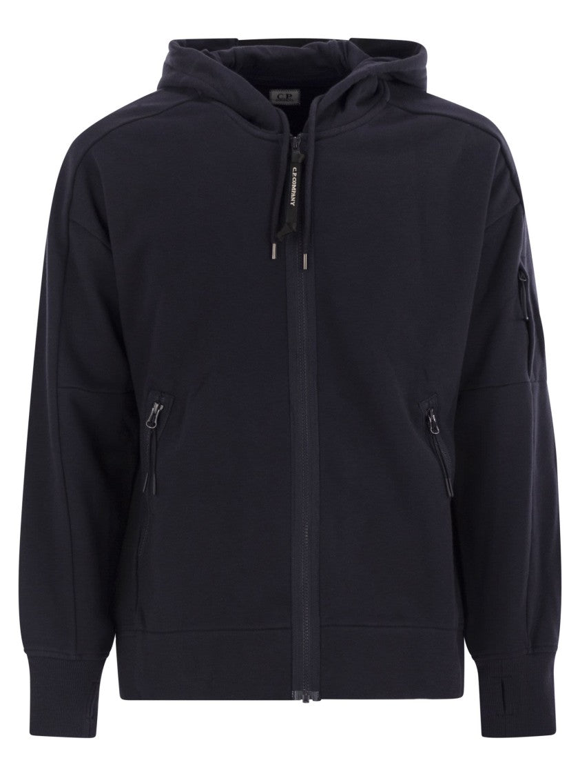 C.P. Company Sweatshirt With Zip, Hood And Lens