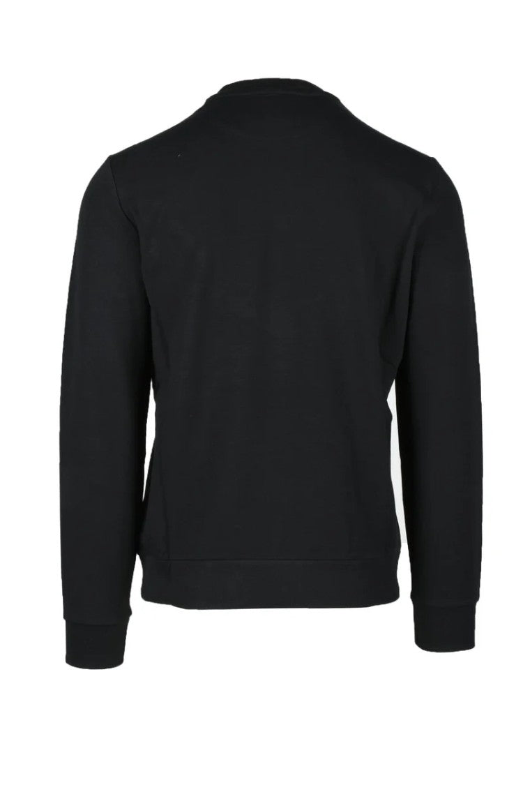 Bikkembergs Black Graphic Stretch Sweatshirt