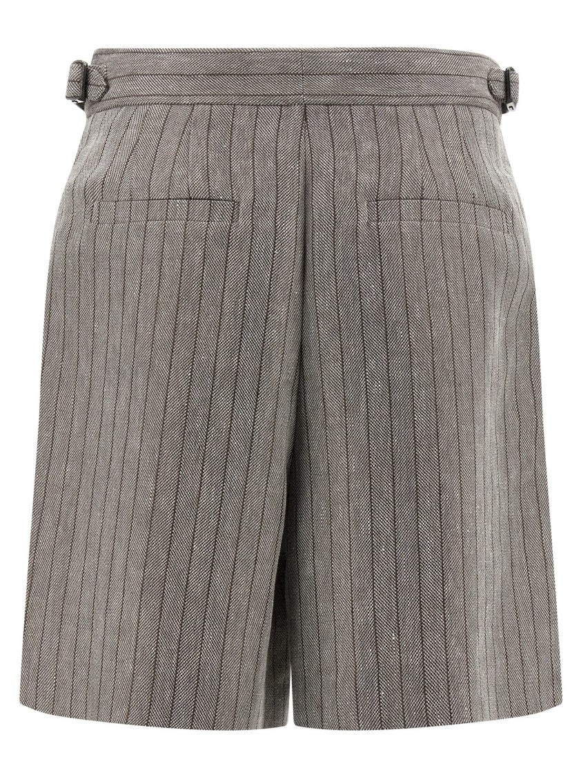 Brunello Cucinelli Herringbone Bermuda Shorts