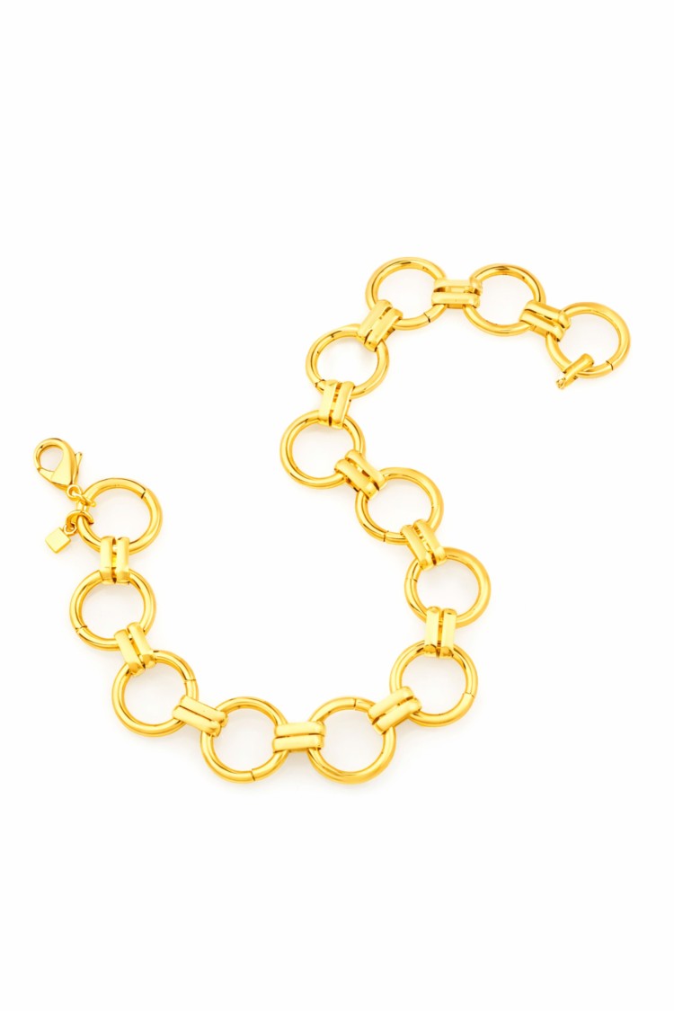 Federica Tosi Lace Gigi 18K Gold Plated Bronze Metal Necklace