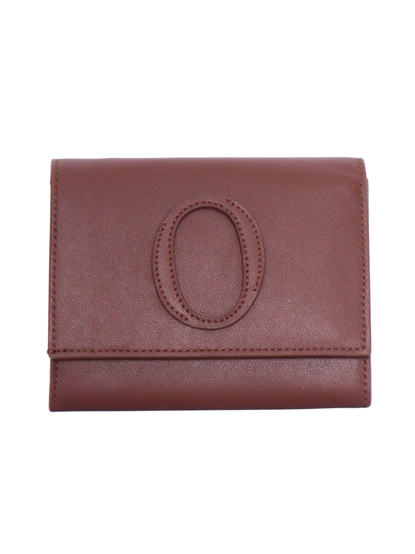Claudio Orciani Brown Stitched Fold Over Wallet
