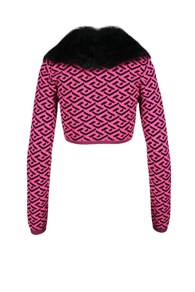 Versace Collection Bolero Viscose/Polyester - Fuchsia/Black