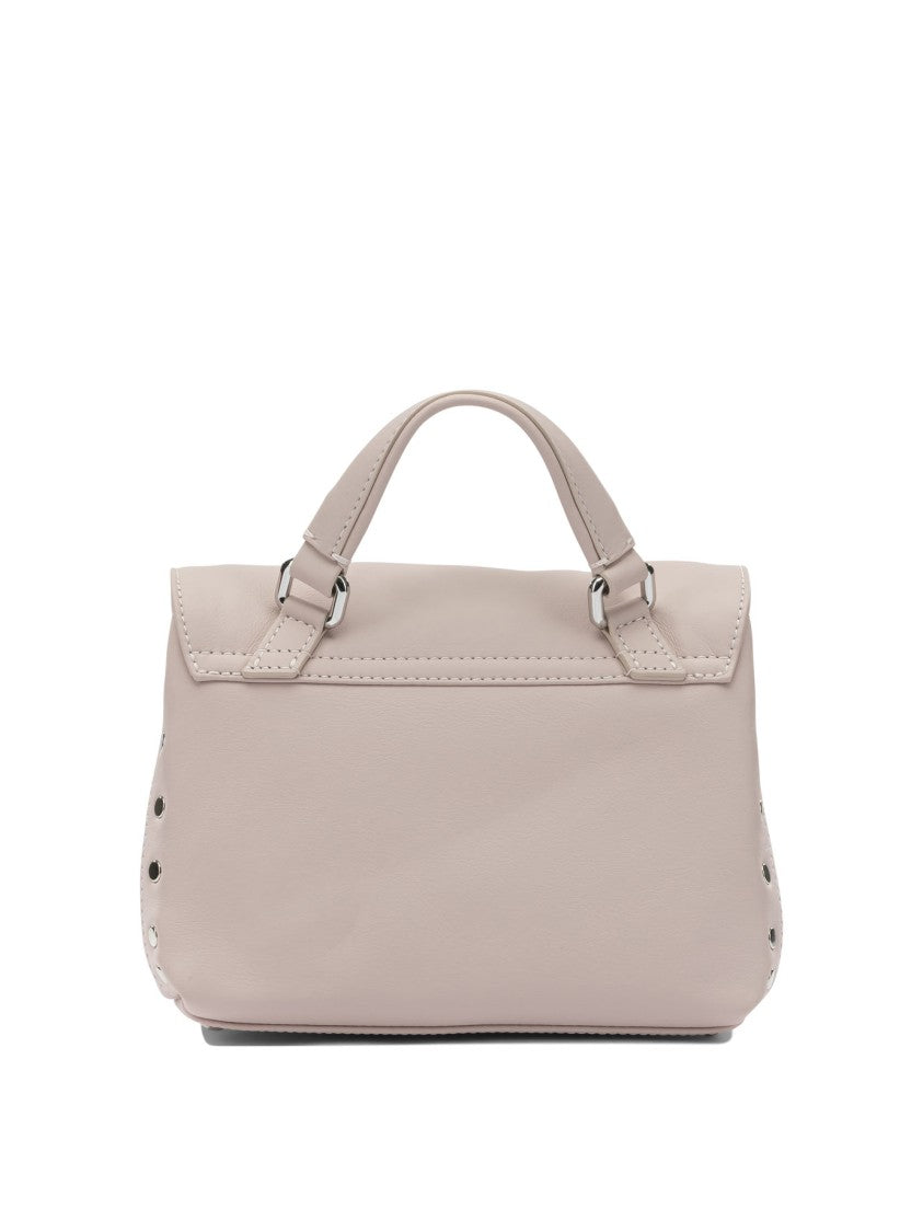 Zanellato Structured Leather Handbag With Turn-Lock Closure