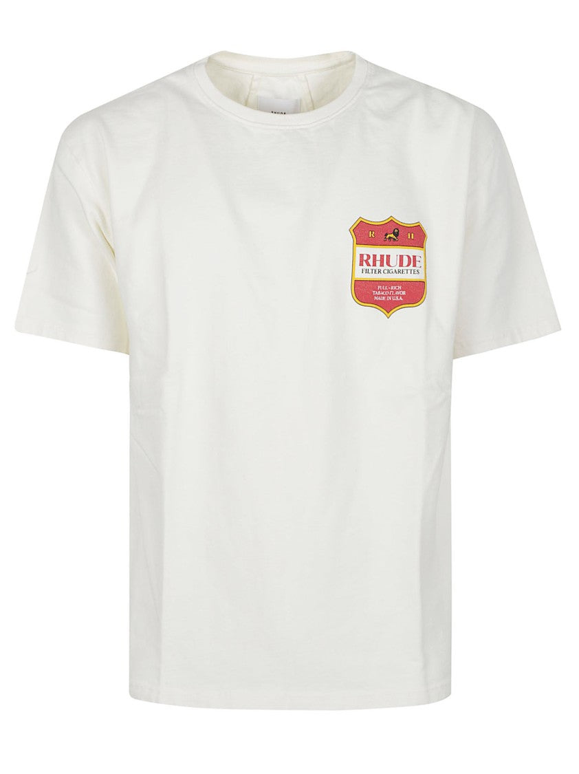 Rhude Filtaro Crest Graphic Cotton T-Shirt