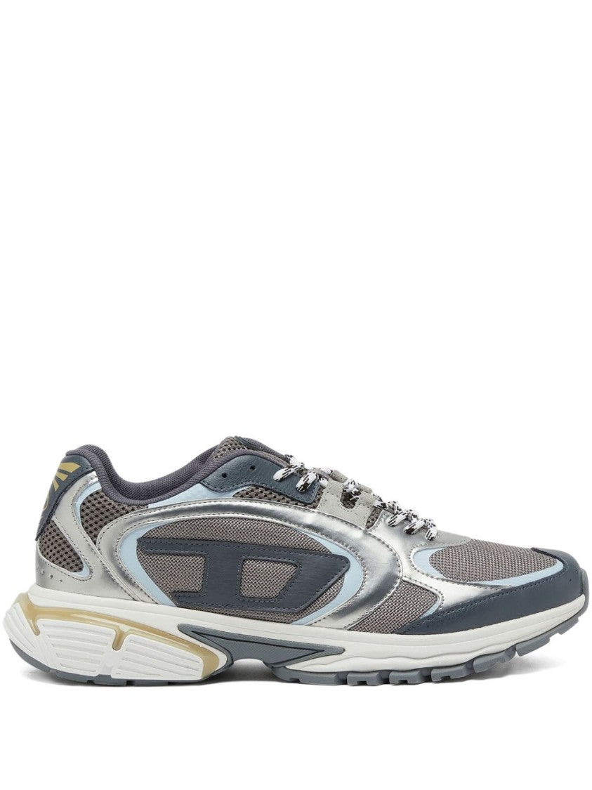 Diesel Grey Mesh Sneakers