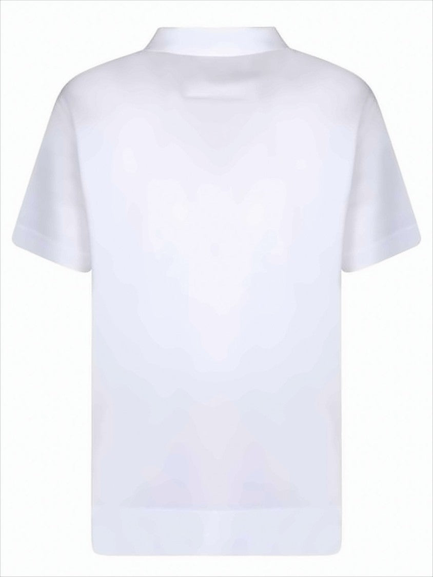 Givenchy Short-Sleeve Polo Shirt With Textured Pattern