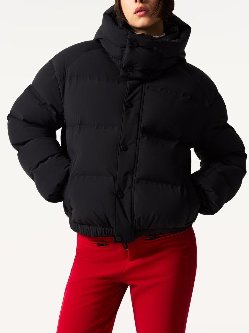 Perfect Moment Black Moments Quilted Nylon Ski Jacket