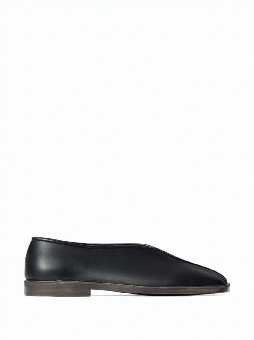 Lemaire Lambskin Slip-On Mules With Rounded Square Toe