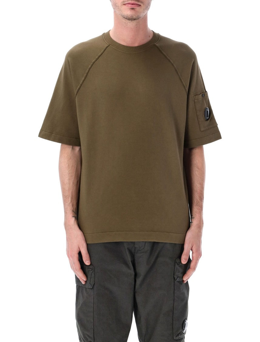 C.P. Company Light Fleece Short Sleeve Sweat T-Shirt