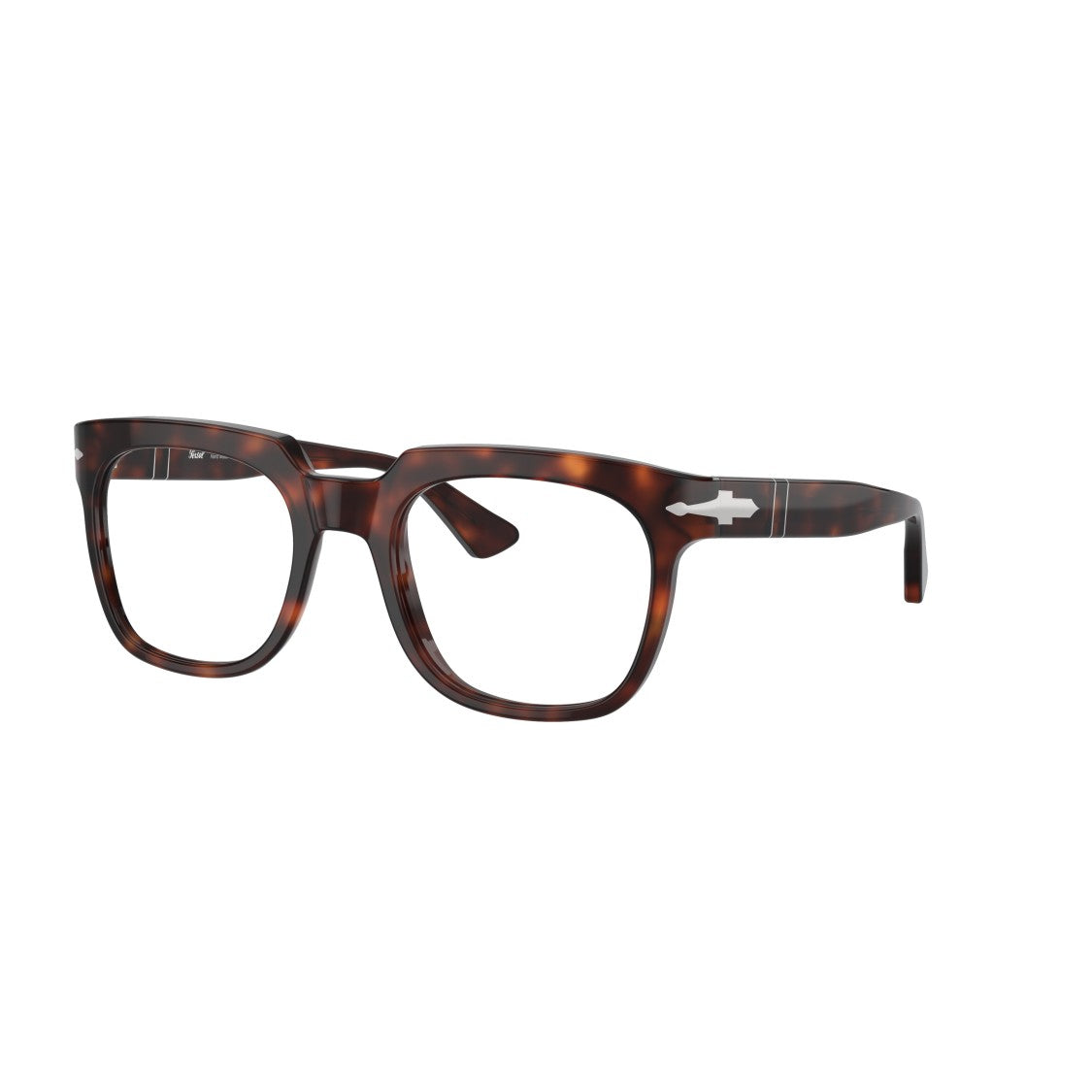 Persol 0Po3325v Square Frame Acetate Eyeglasses With Tortoiseshell Pattern