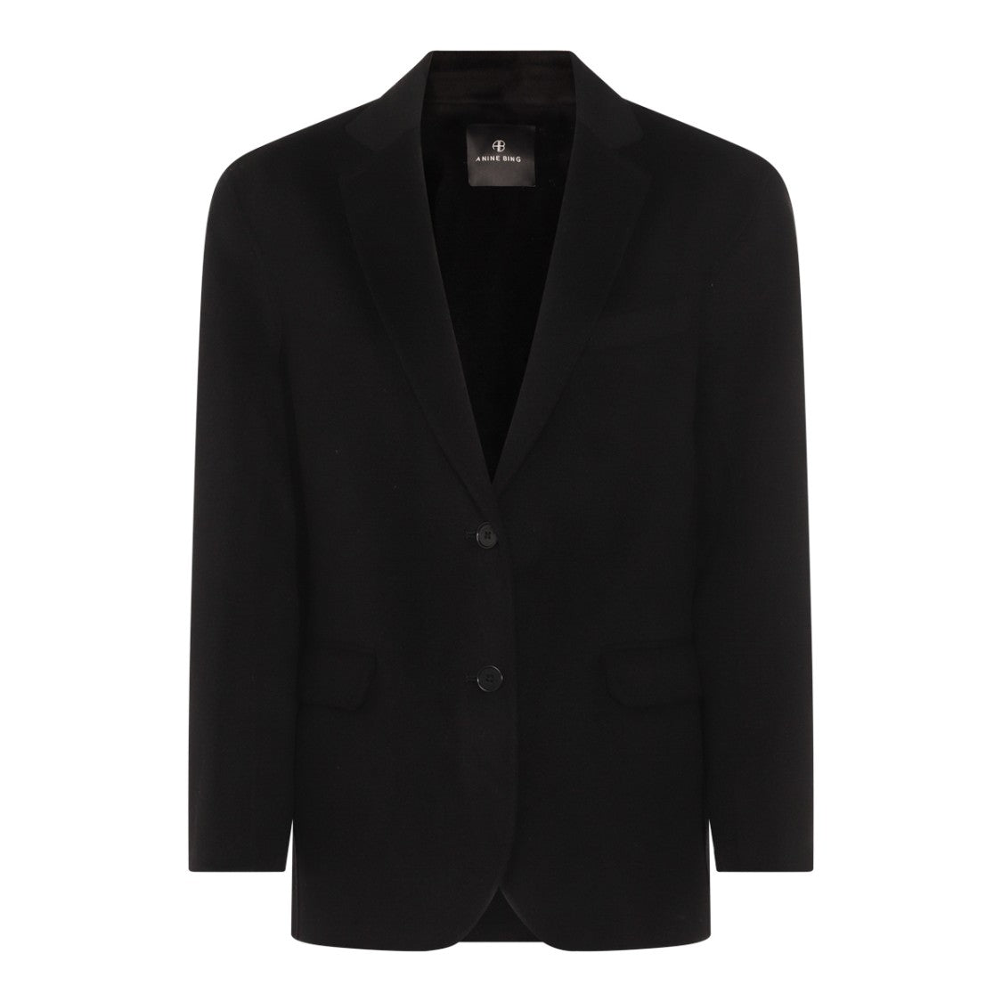 Anine Bing Black Wool Quinn Blazer