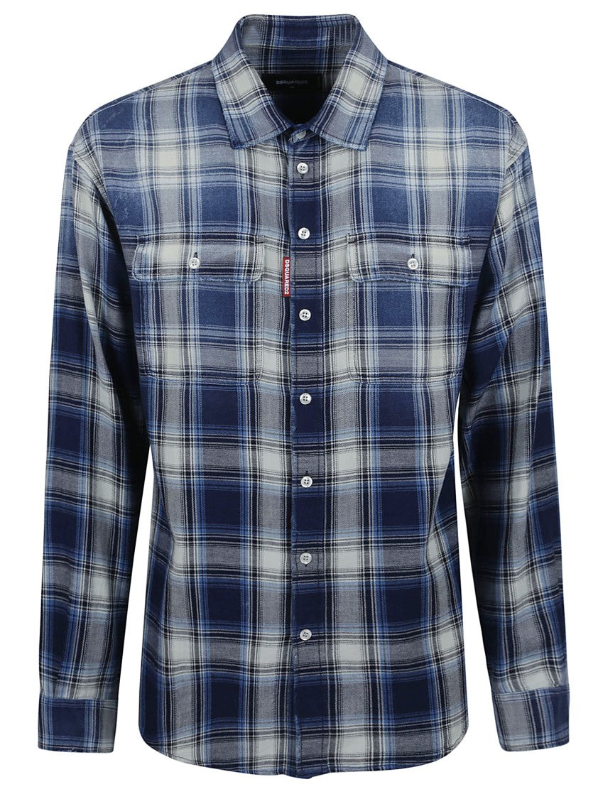 Dsquared2 Check Cotton Shirt