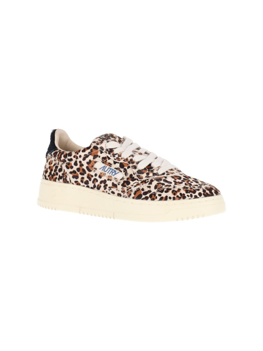 Autry Animalier Leather Medalist Sneakers