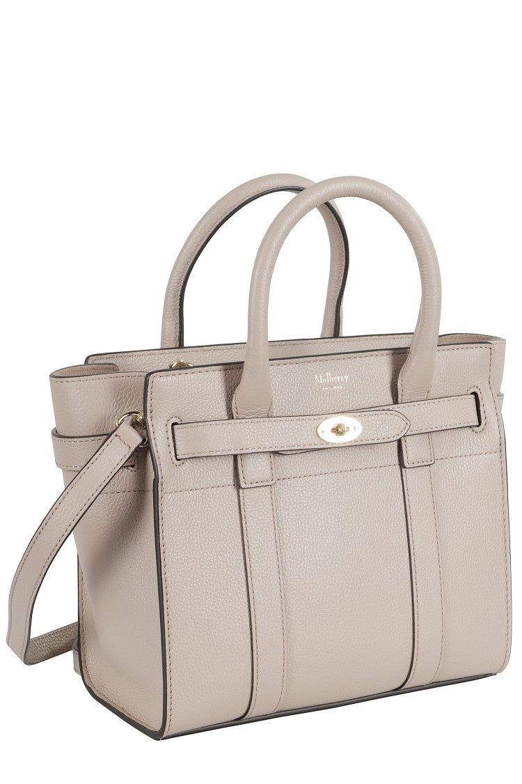 Mulberry Mini Zipped Bayswater Small Classic Gray