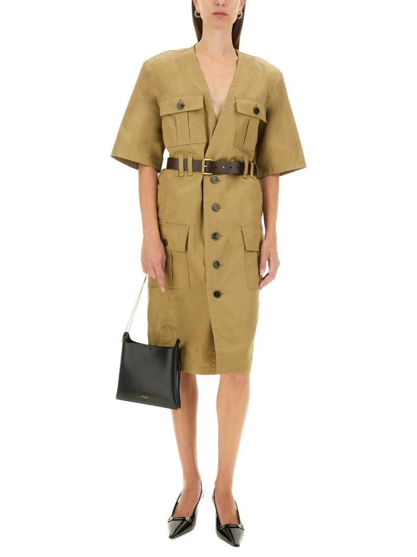 Saint Laurent "Saharienne" Dress