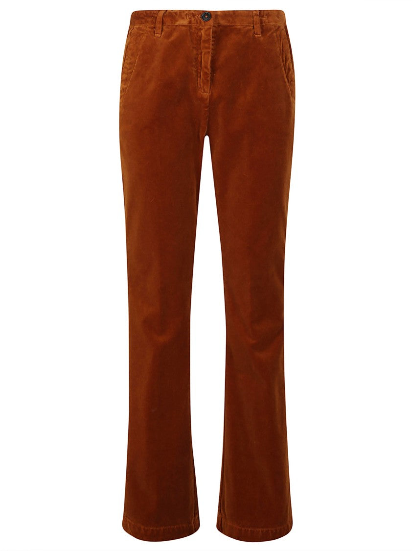 Massimo Alba Classic Straight-Leg Cotton Pants