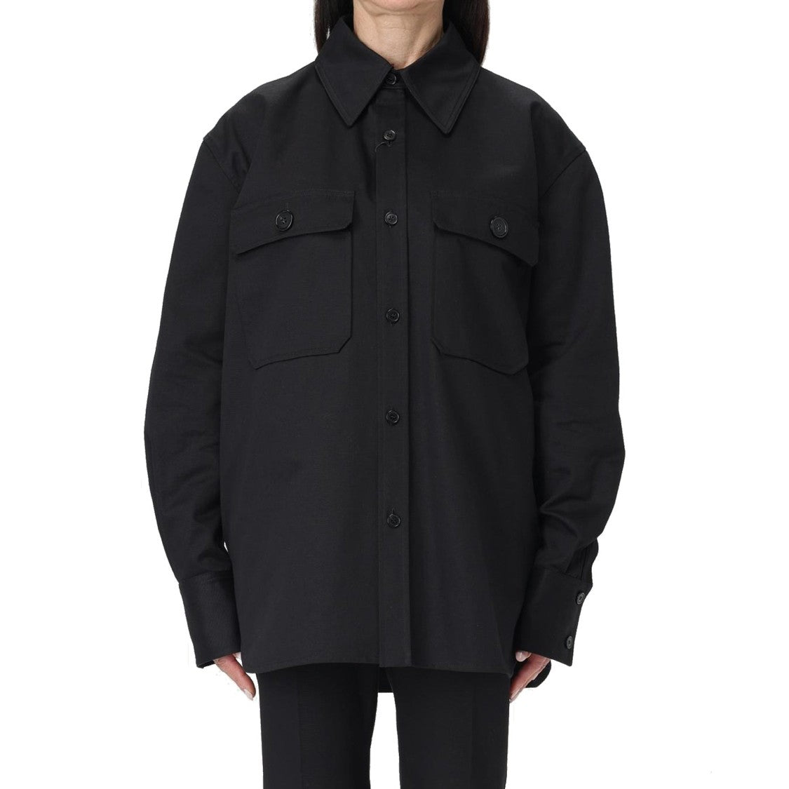 Saint Laurent Black Cotton Shirt