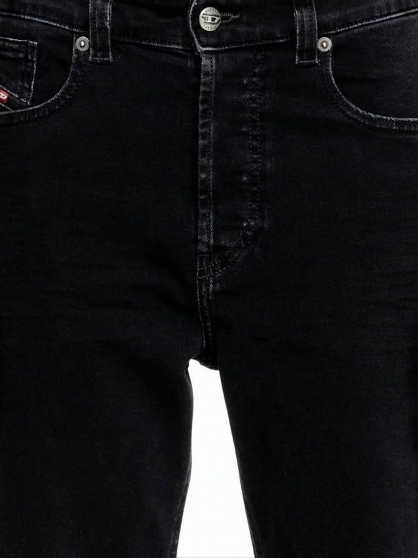 Diesel Black Straight-Leg Denim Pants