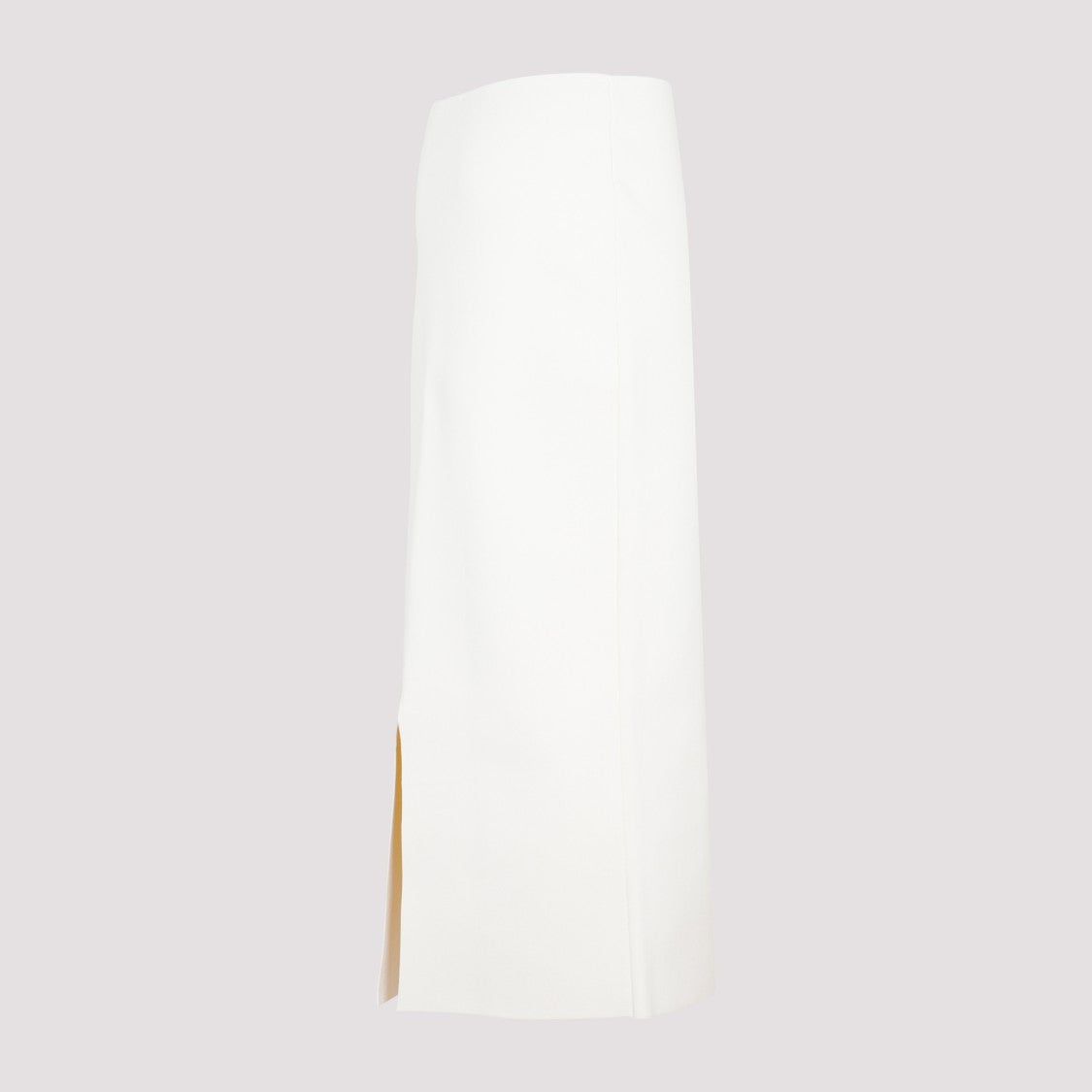 Jil Sander White Viscose Skirt