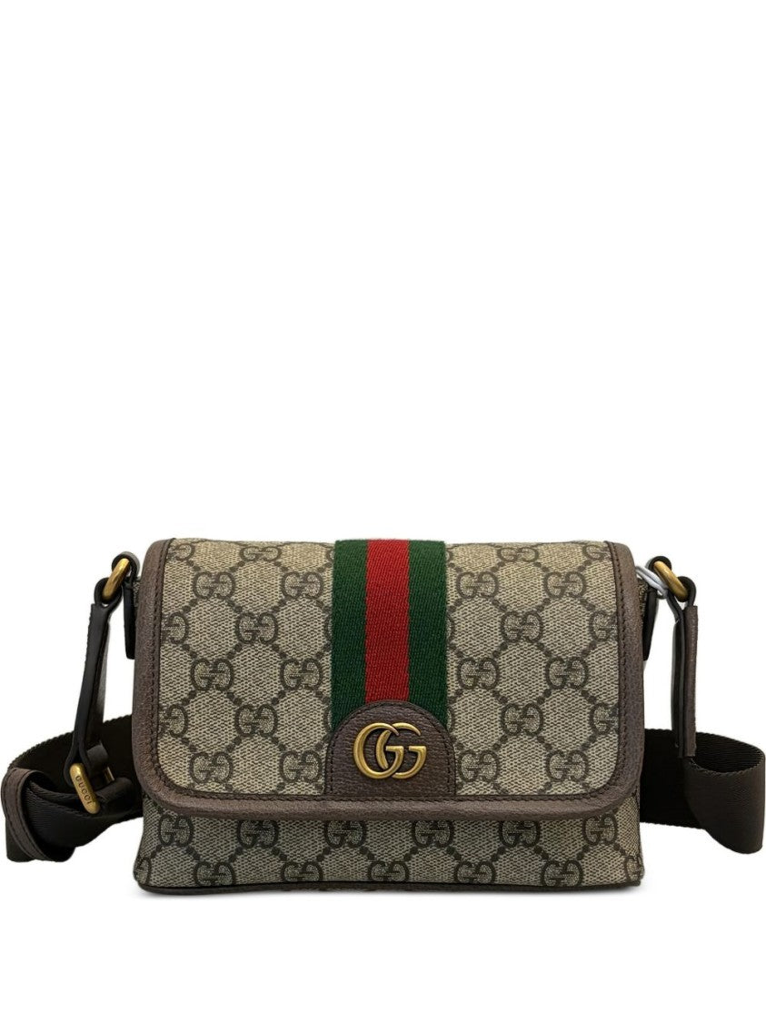 Gucci Monogrammed Double G Adjustable Strap Rectangular Wallet