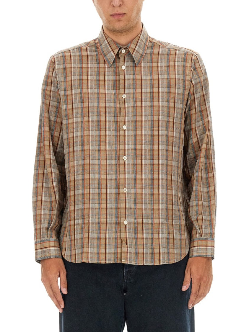 Sunflower Plaid Shirt In Soft Textured Fabric