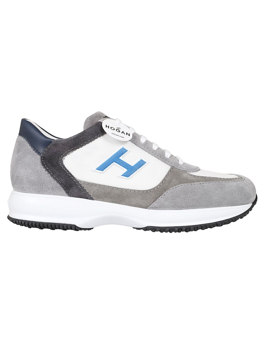 Hogan Interactive Leather And Suede Sneakers