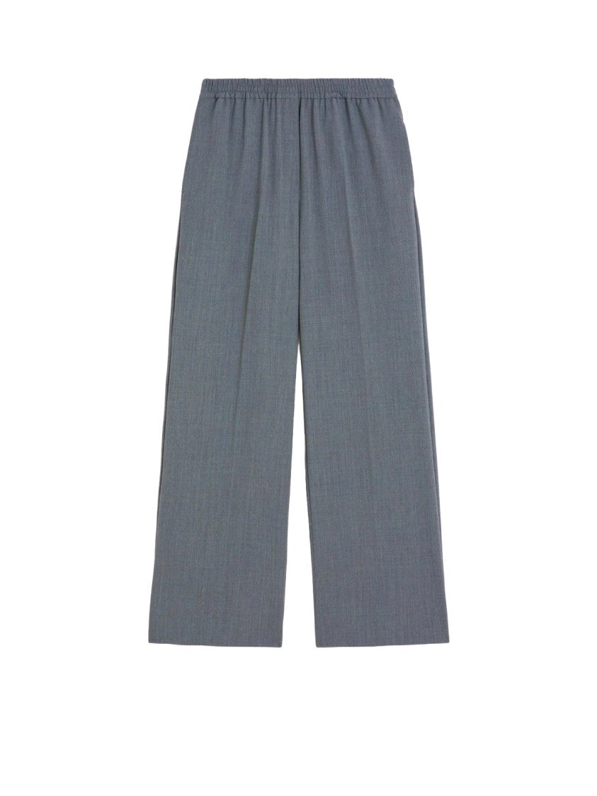 Max Mara Wide-Leg Pants With Elastic Waistband And Design