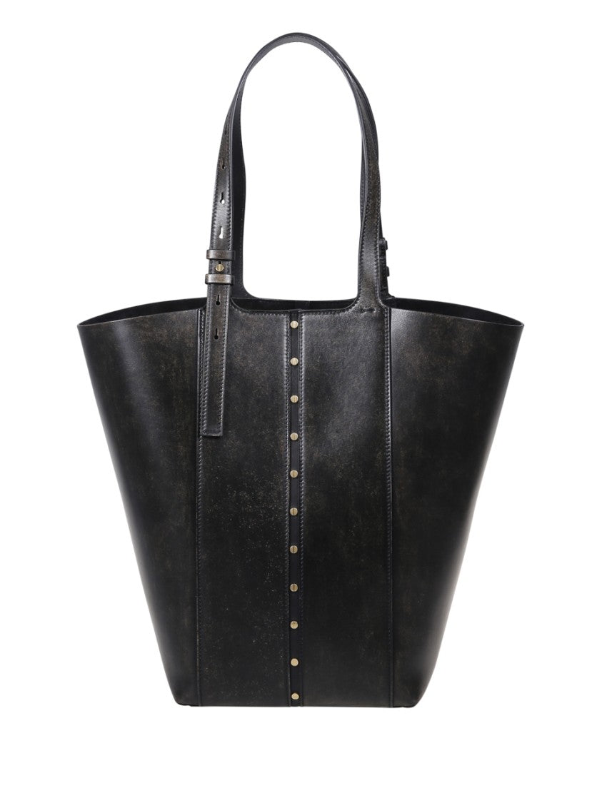 Golden Goose Structured Vintage Tote Bag With Decorative Studs