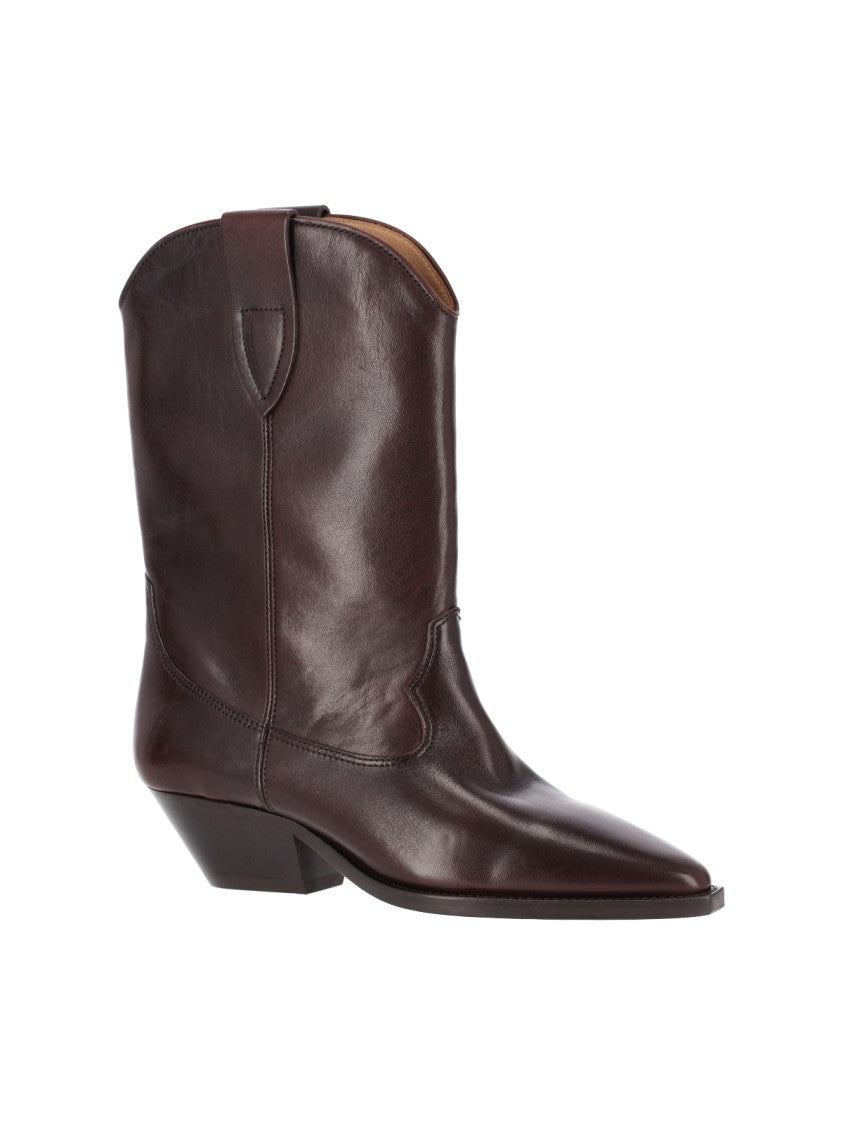 Isabel Marant Dark Brown Duerto Leather Boots